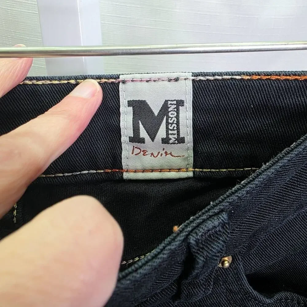 Missoni Denim Black Skinny Jeans Size 27